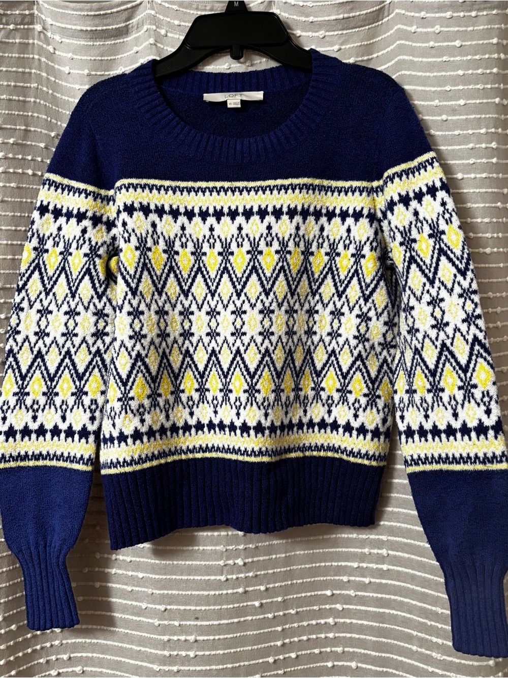 Loft crop sweater Size XS Blue